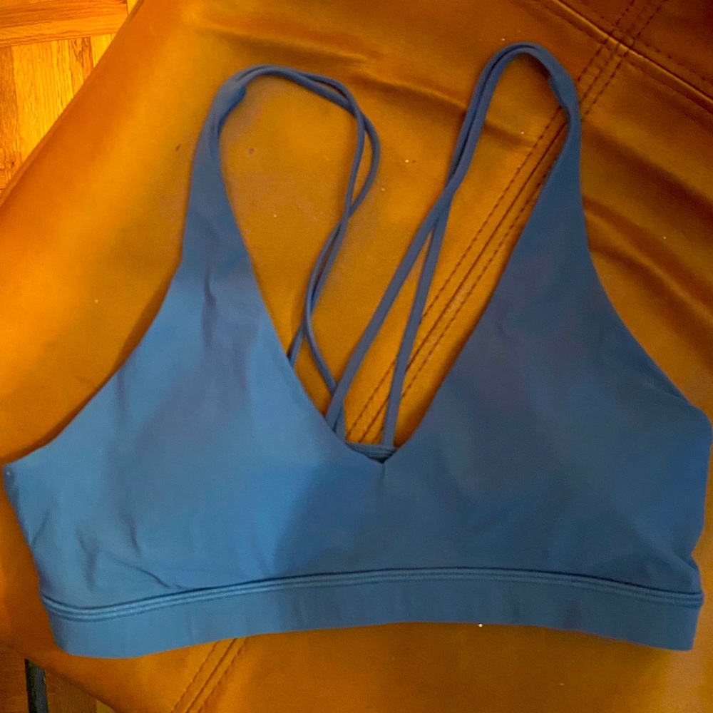 Lululemon Teal Blue Sports Bra Size 8